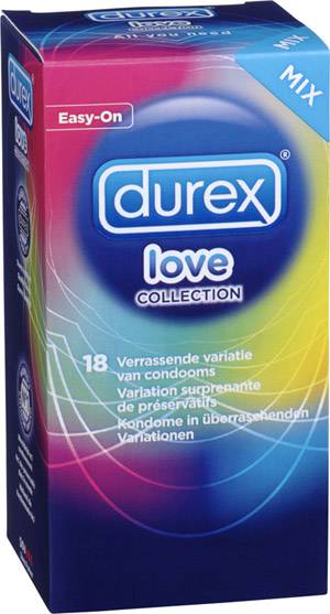 durex love collection condoms l