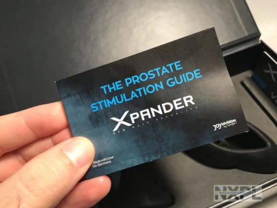 Test du masseur prostatique Joy Division XPander 4+ - NXPL