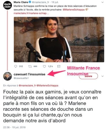 NXPL FakeNews FranceInsoumise