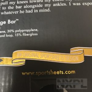 Test de la barre de bondage Sportsheets Bondage Bar - NXPL