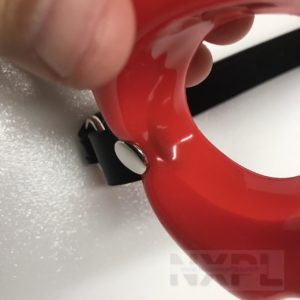 Test du baillon lèvres rouges de Concept Leather pour Dildok.com - NXPL